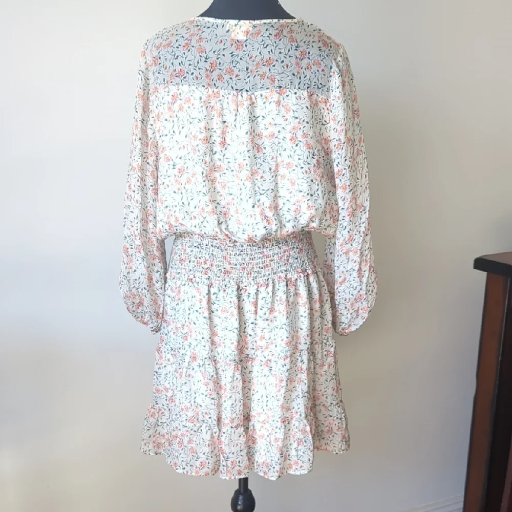 Shoshanna Floral Print Dress with Pink and Blue Accents Size 12 - Picture 11 of 11